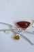 PlugIn Gala Gift - carnelian, hessonite garnet, 14K gold and sterling silver